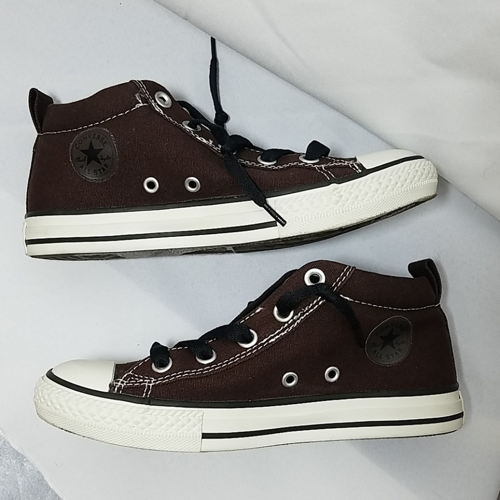 Converse Dark Brown Mid Top All Star